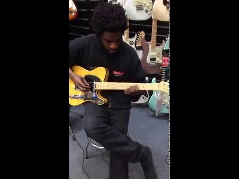 Tosin with a 2016 Telecaster