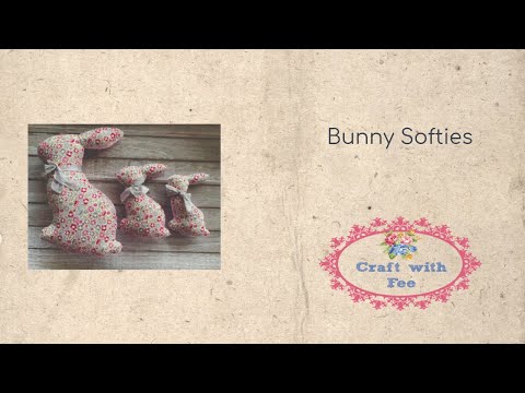 Let's Make a TILDA Bunny Softie - 3 Sizes
