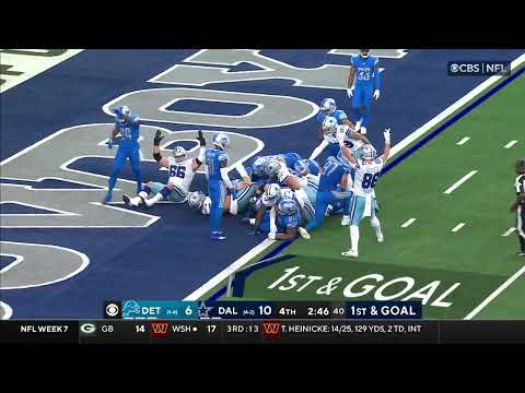 Ezekiel Elliott Scores another Touchdown vs Lions