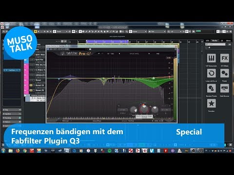 VST- Plugin Fabfilter Pro Q3 - Frequenzen bändigen