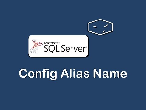 configure alias name for sql server instance