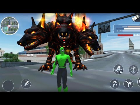 Spiderman vs 3 Head Monster Escape - Spider Rope Hero City Rescue | Android GamePlay HD