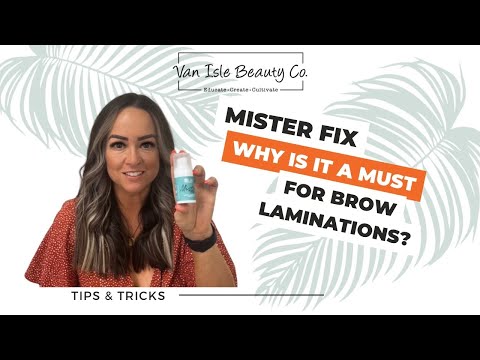 Learn why InLei® Mister Fix Lamination Glue is a MUST for Brow Laminations!