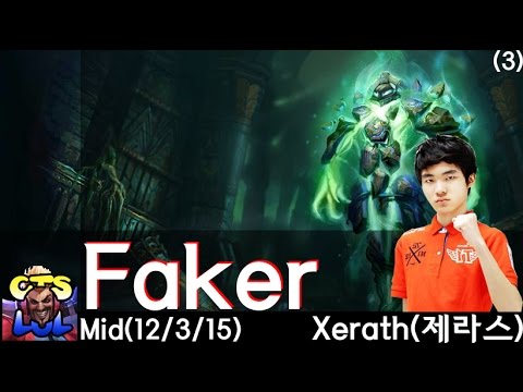 Liên Minh Huyền Thoại: Faker cầm Xerath xanh như tàu lá chuối