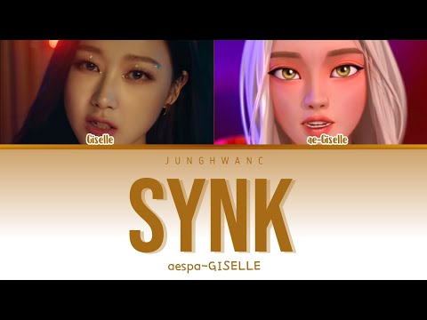 aespa 'Giselle' ft.ae-Giselle (SYNK RAP) Color Coded Lyrics