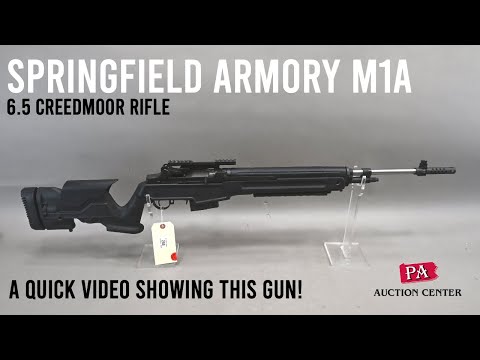 268 Springfield Armory M1A 6.5 Creedmoor Rifle - A Quick Video in our Photo Booth