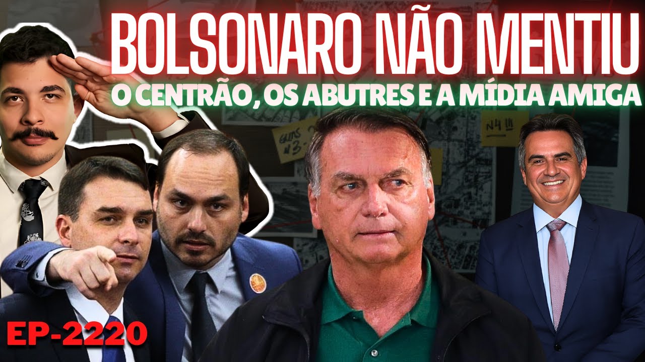 O OUTRO Lado da TORNOZELEIRA: Bolsonaro NÃO Mentiu + O Centrão, os ABUTRES e a Mídia Amiga.