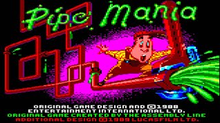 [Amstrad CPC] Pipe Mania - Longplay