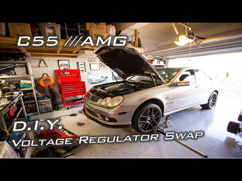 C55 AMG Voltage Regulator Replacement - Alternator Charging Problems!