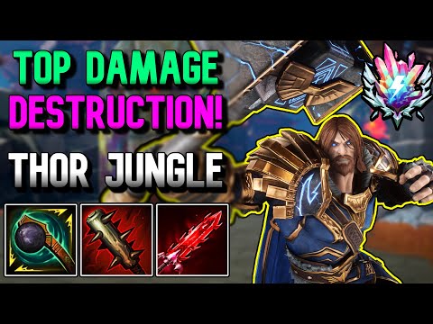 PURE DOPAMINE! - Smite 2 Thor Deity Ranked Jungle Gameplay
