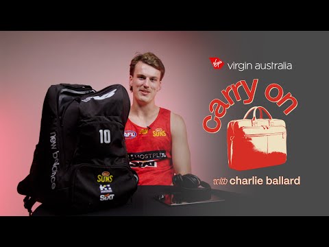 What Charlie Ballard takes in his carry on?