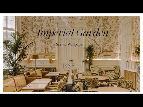 Iksel Decorative Arts Imperial Garden - Chinoiserie - Scenic Wallpaper
