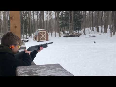 20 gauge slug v.s. Cast-iron skillet