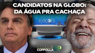 Bolsonaro e Lula no JN: da água para a cachaça