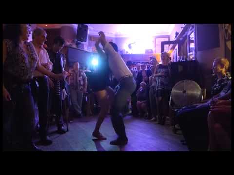 STEVE SAYER & FANCY DOUGHERTY dance the shag at Hellzapoppin', October 2013