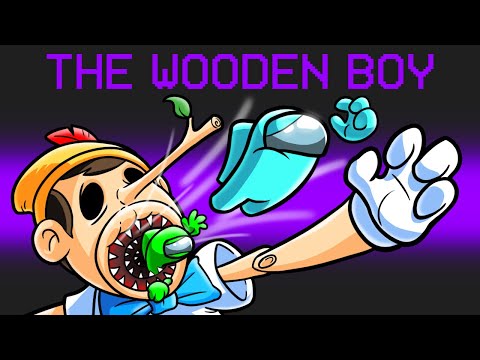 The Wooden Boy in Among Us (Pinocchio Mod)