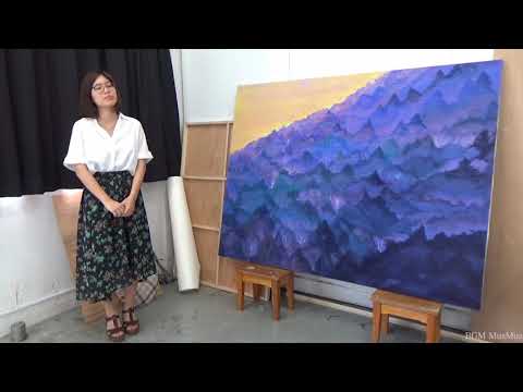 日本画学科 深青・小林彩楓