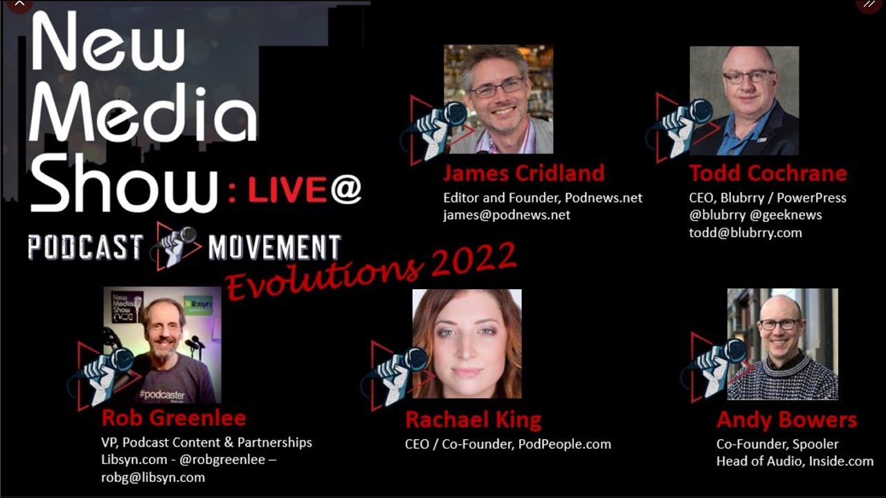 New Media Show @ Podcast Movement Live