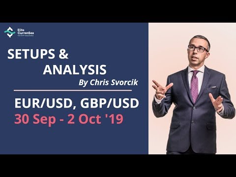 EUR/USD, GBP/USD Analysis & Setups 30 Sep - 2 Oct '19