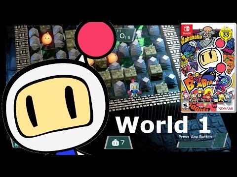 Super Bomberman R - Complete (World 1) - Walkthrough (Veteran Difficulty)