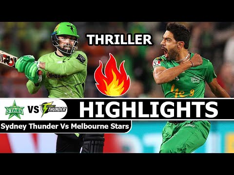 Sydney Thunder Vs Melbourne Stars BBL 14th Match Highlights 2025 | ST VS MS Big Bash League