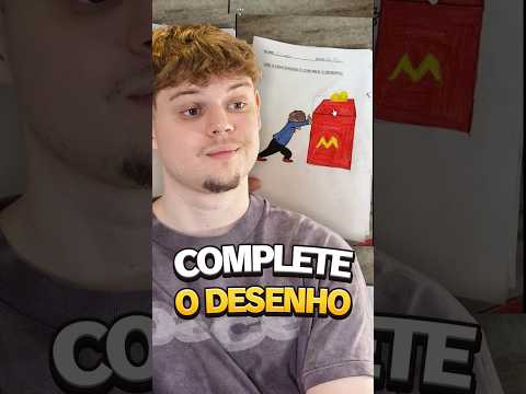 Complete o desenho