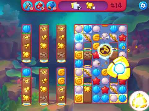 Fishdom Hard level 7318 no boosters フィッシュダム ハード [Friend's]