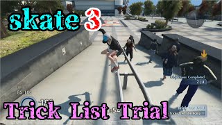 skate3 【Trick List Trial】 #015