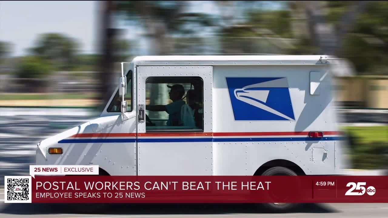 'We're trapped in these trucks all day': US Postal Service carrier