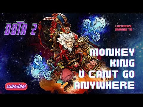 DOTA 2 MONKEY KING CANT GO ANYWHERE CARRY BUILD #gaming #viral #highlights #subscribe #dota2