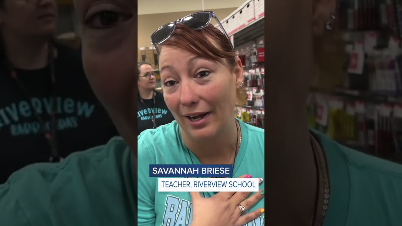 Riverview Elementary teachers presented with $20,000 shopping spree!