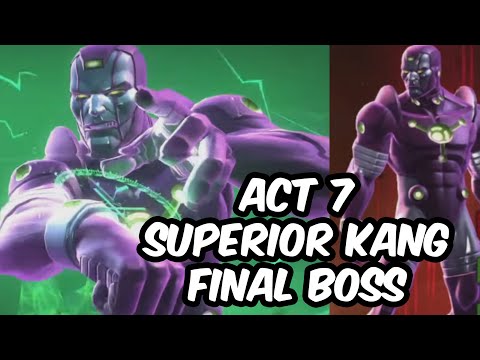 Act 7 Superior Kang Final Boss Fight - Free To Play Adventures 2023 - Marvel Contest of Champions