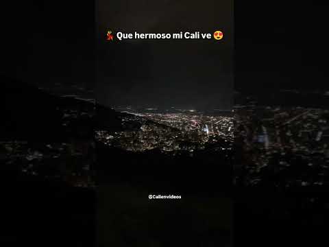 💃 Que hermoso mi Cali ve 😍#cali #valledelcauca #noches #colombia #viajes #turismocolombia  #shorts