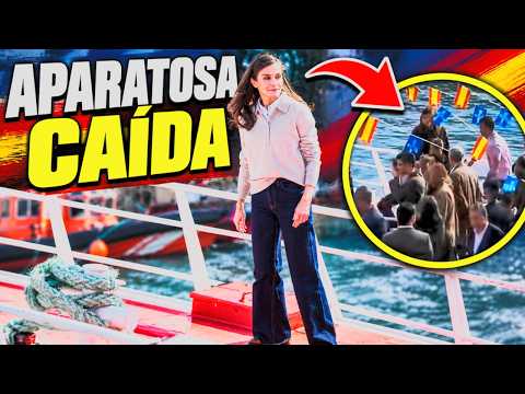 CAÍDA en DIRECTO de Letizia Ortiz en el ÚLTIMO ACTO de los PREMIOS PRINCESA de ASTURIAS