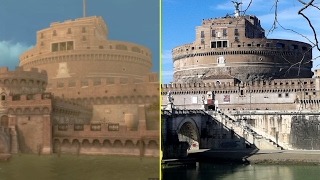 Assassin's Creed Brotherhood Game vs Real Life - Rome Landmarks Comparison