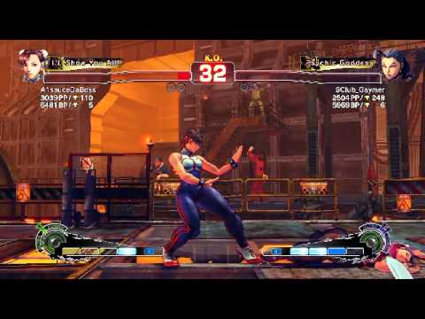 Ultra Street Fighter IV battle: A1sauceDaBoss (Chun Li) vs Sclub_Gaymer (Rose)