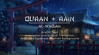 Download lagu [Quran Lofi] Quran with Rain & Thunder Sounds Surah Al-Waqiah || By Imam Salim Bahanan mp3