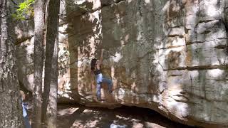 Video thumbnail of Jerry's Kids, V7. Stone Fort, LRC/Little Rock City