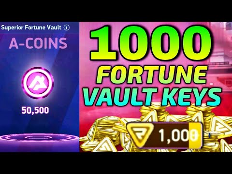 50,000 Acoins - 1000 Fortune Vault Keys Opening 😍 || Mech arena