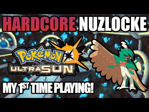 Pokémon Ultra Sun Hardcore Nuzlocke on my first ever playthrough! (No items, No overleveling)
