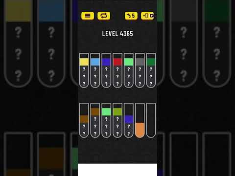 water sort puzzle level 4365