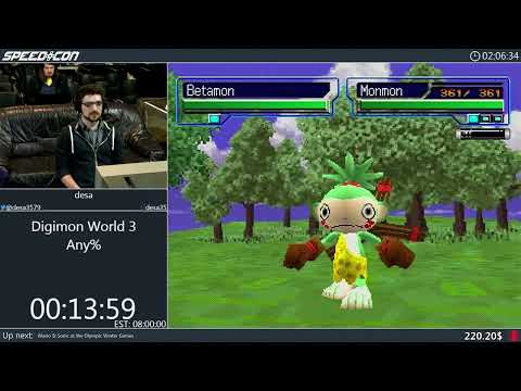 Digimon World 3 - Any% by desa | SpeedCon 2023