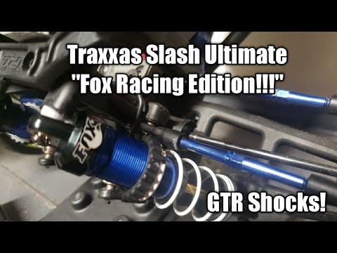 Can you put Metal shock caps on Traxxas Slash GTR shocks? UDR Aluminum Fox Shock Caps Black TRA8456