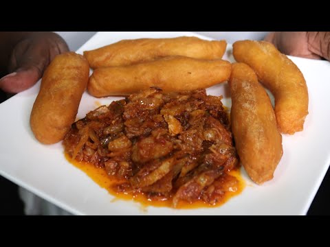 Brown Stew Saltfish with a twist and Festivals