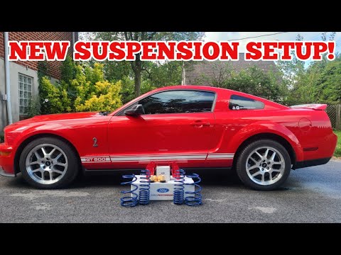 Time to lower the GT500 with Ford Racing springs, bump stops and BMR relocation brackets!