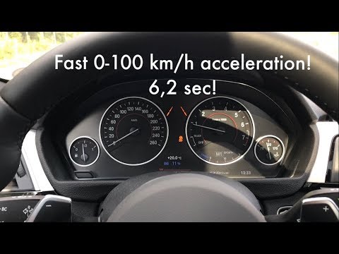 BMW 330e HYBRID - 0-100 KM/H Acceleration
