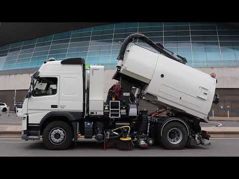 Bucher Municipal V80 Road Sweeper - BACK-TO-BLACK