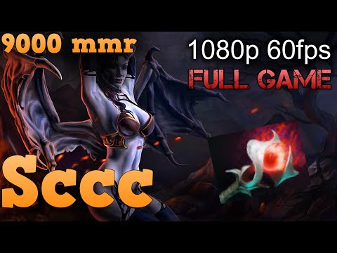 Sccc plays Queen of Pain #1: 9k mmr midlane QoP. Dota 2 Full game.