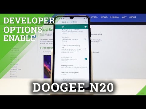 How to Activate Developer Options in DOOGEE N20 - OEM Unlock & USB Debugging