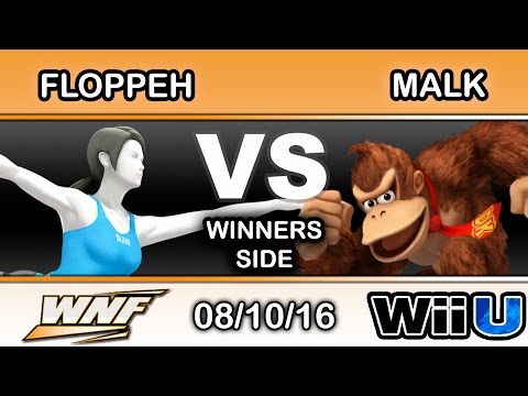 WNF 3.2 - Floppeh (Wii Fit Trainer) Vs. Donkey Kong (Malk) Winners Side - Smash Wii U